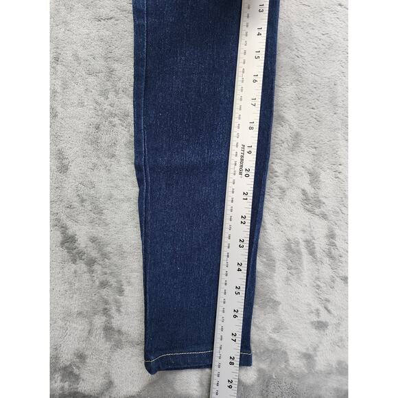 RPL Jeans New York High Rise Skinny Jeans Size 3 Juniors Blue Dark Wash Stretch - Picture 11 of 13